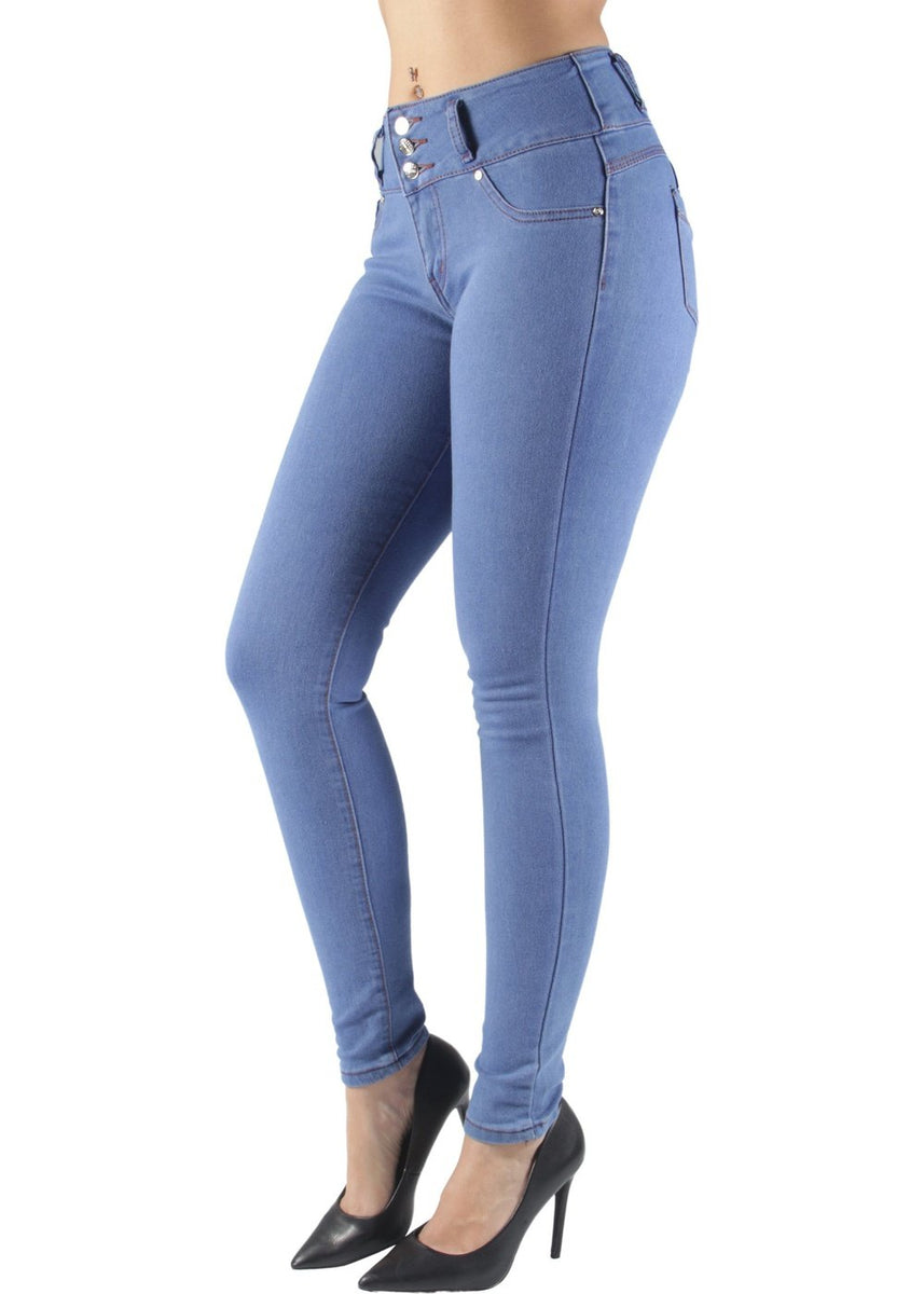 Colombian Design Butt Lift Push Up Mid Waist Bermuda Shorts (MK1866-BRM)