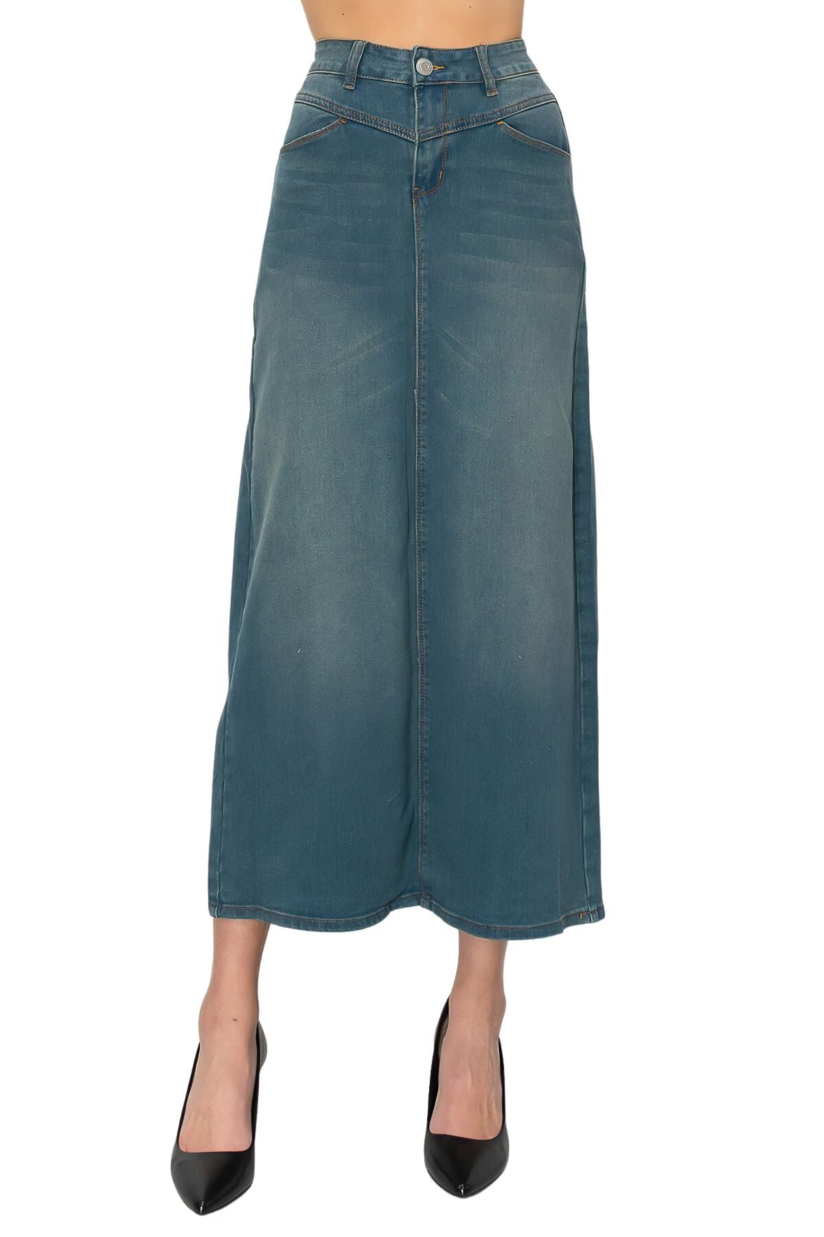 Skirts | Vintage Glensport Black Midi Aline Skirt Made In Canada Size 6 |  Poshmark