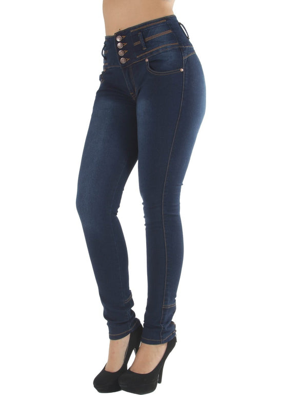 Buy Navy Blue 3 Button Women Jeans Online at Best Prices in India - JioMart.