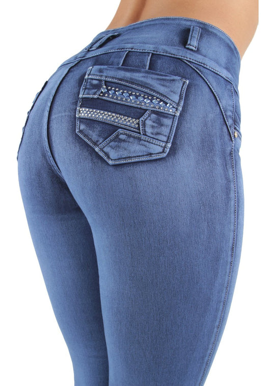 Colombian Design Butt Lift Push Up Skinny Jeans (DSJ-1052)