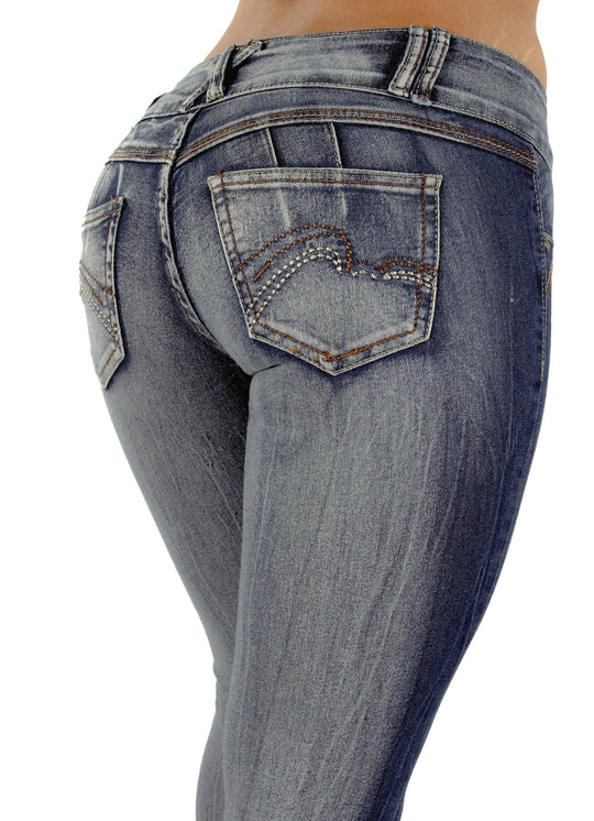 Colombian Design Butt Lift  Skinny Jeans (FV7-91111S)