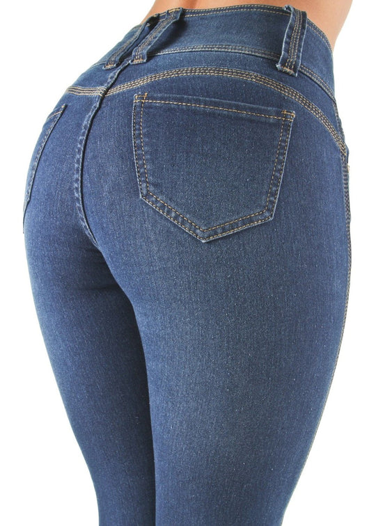 Colombian Design Mid Waist Butt Lift  Skinny Jeans (N231)