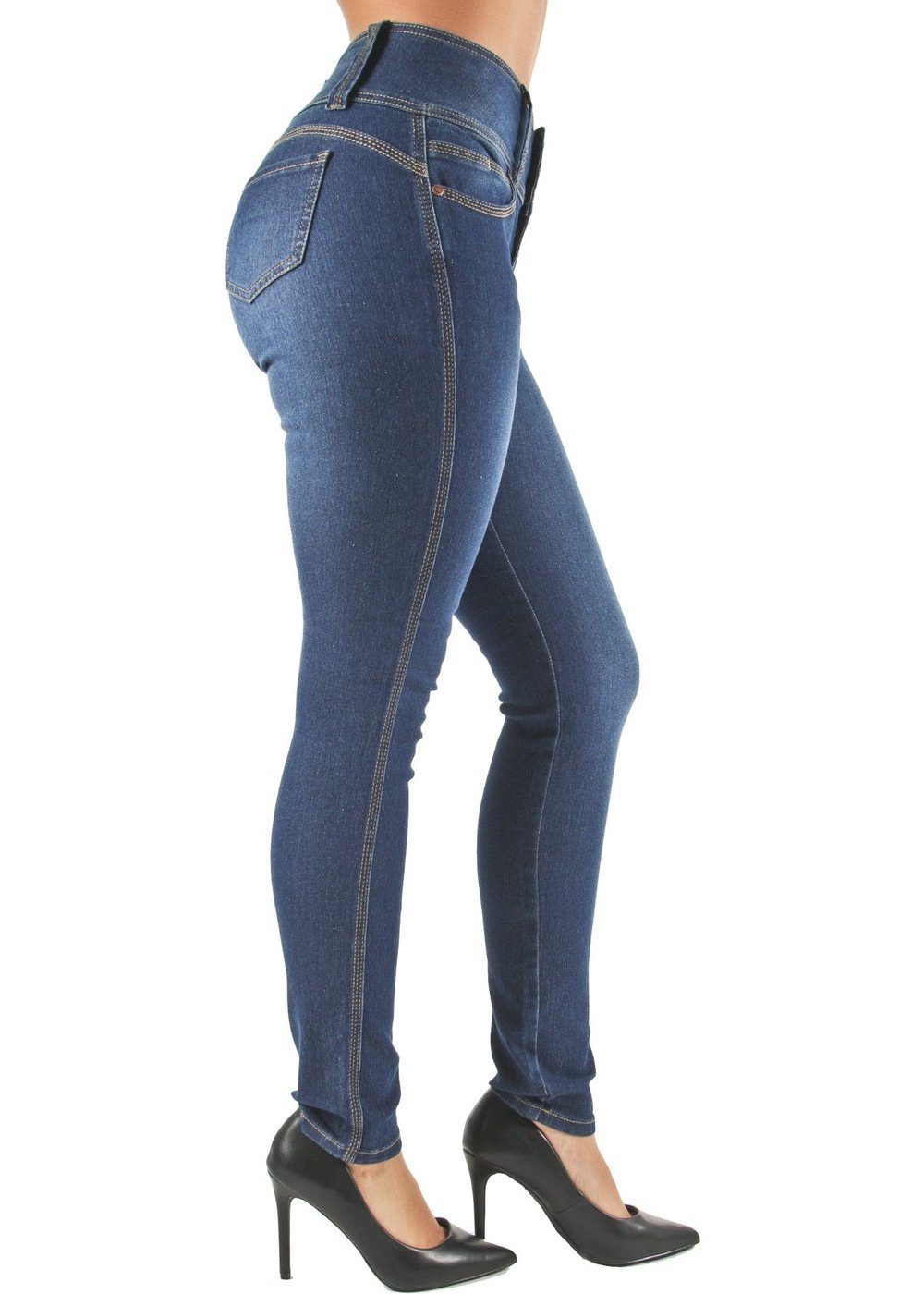 M.Michel Women's Jeans Colombian Design, Butt Lift, Levanta Pompa, Push Up,  Skinny - Style K190 