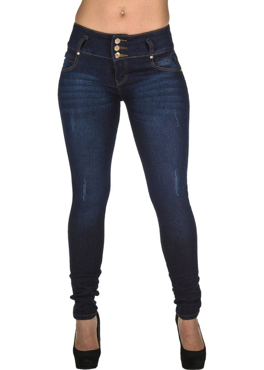 Colombian Design Butt Lift  Stretch Skinny Jeans (N491SK)