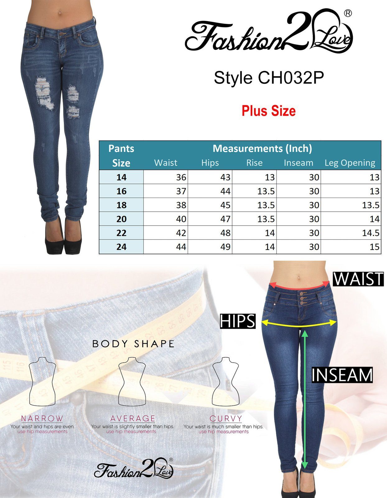 Size 7 jeans hot sale waist size