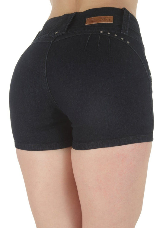 Butt Lifting  High Waist Denim Booty Shorts (K540SH-P)