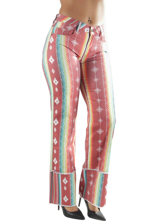 Missy   Bell Bottom High Waist Flared Bootleg Wide Fit Jeans (DP5355)